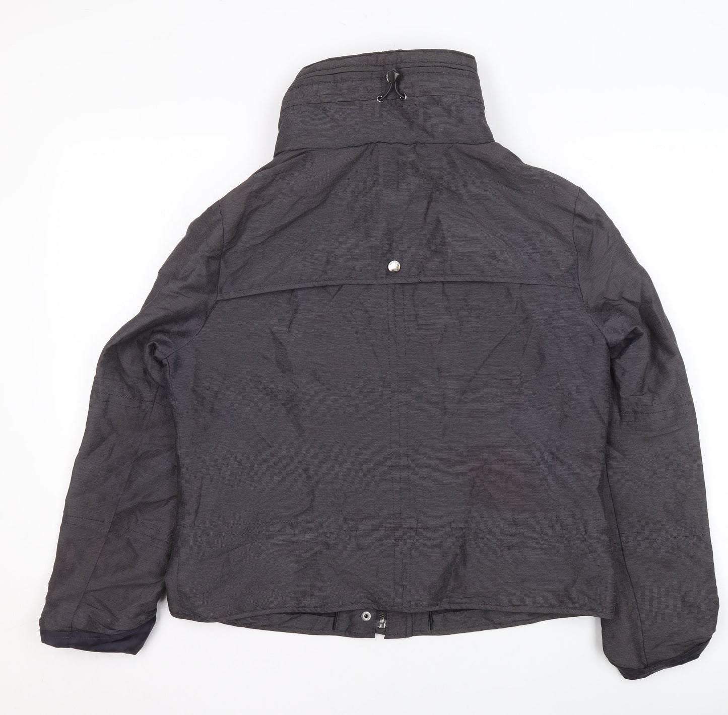 Marks and Spencer Girls Black Hooded Puffer Jacket Size 12 Winter Coat