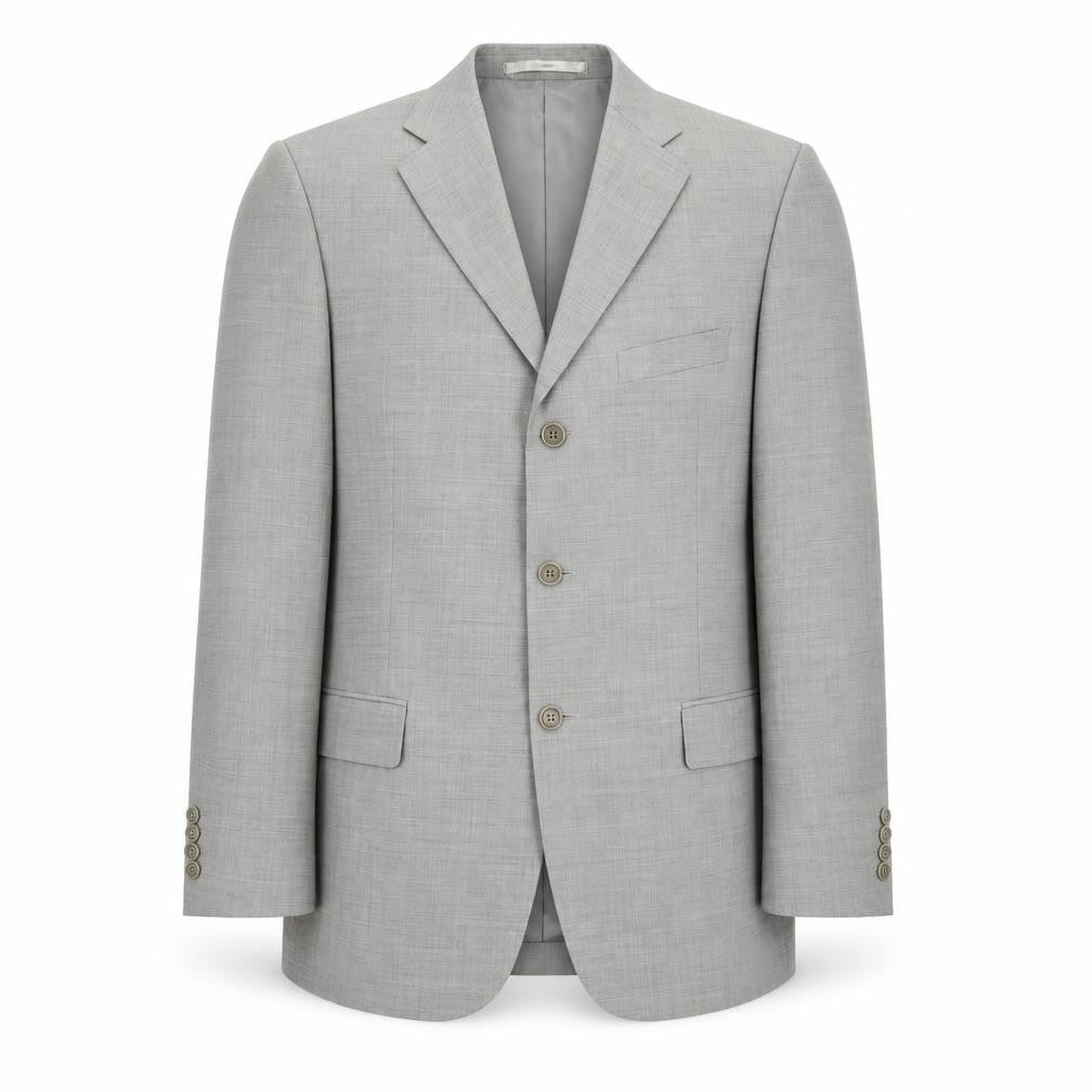 Marks and Spencer Men's Grey Wool Blend 40 Regular Blazer Jacket