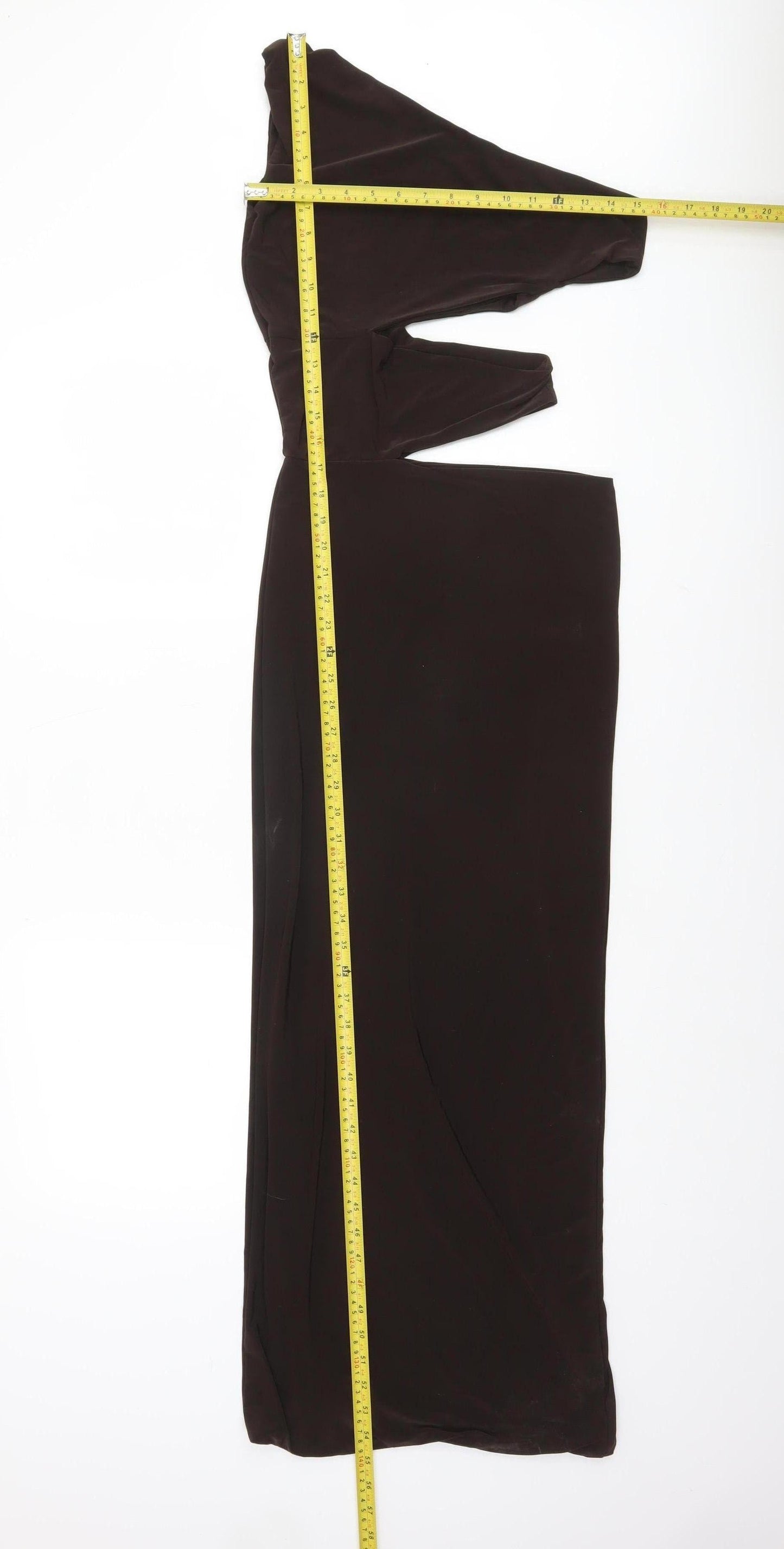 EGO Women’s Brown Long Sleeve Bodycon Maxi Dress Size 4