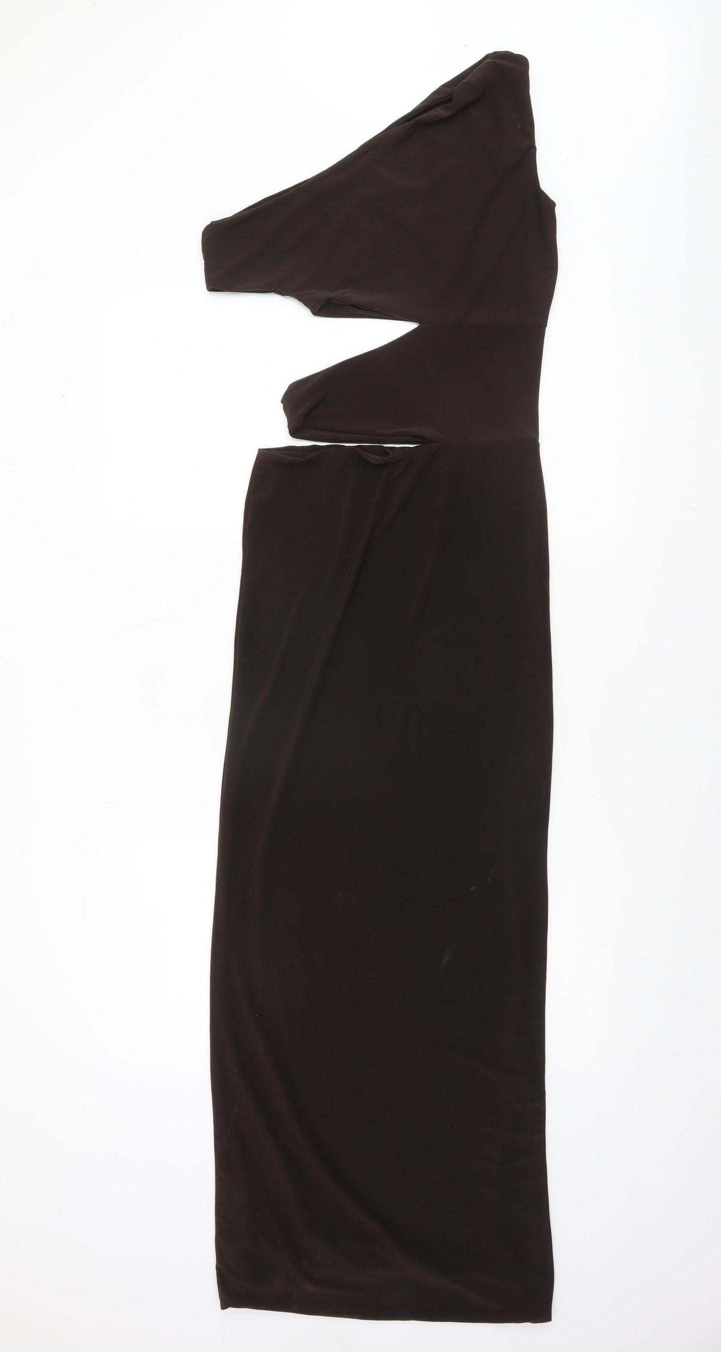 EGO Women’s Brown Long Sleeve Bodycon Maxi Dress Size 4