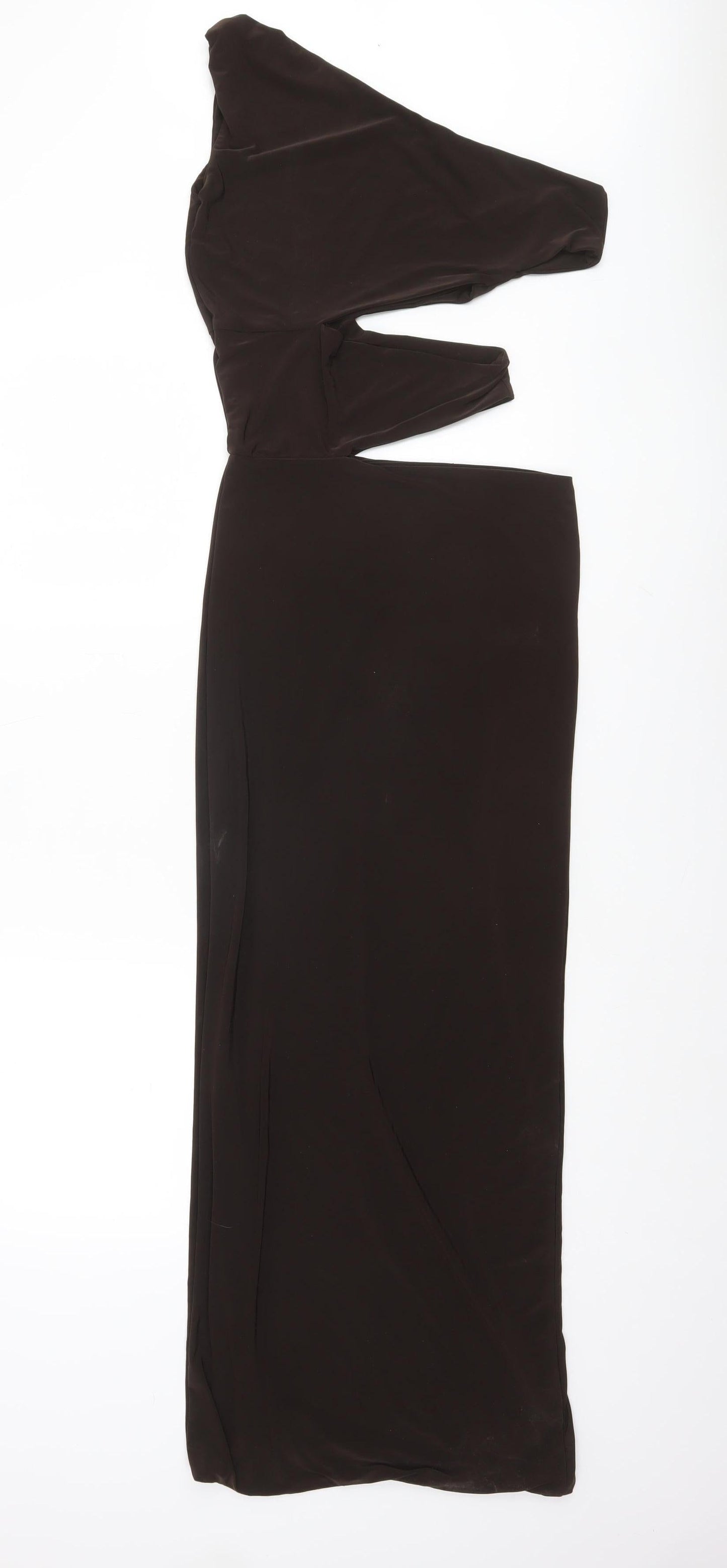 EGO Women’s Brown Long Sleeve Bodycon Maxi Dress Size 4