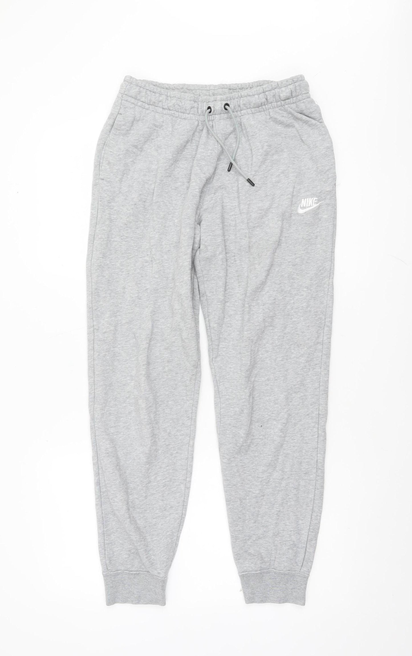 Nike Men's Grey Small Jogger Sweatpants with Elastic Waist