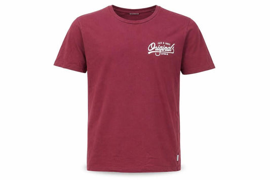 Mens UK Size M JACK & JONES Red  Cotton T-Shirt