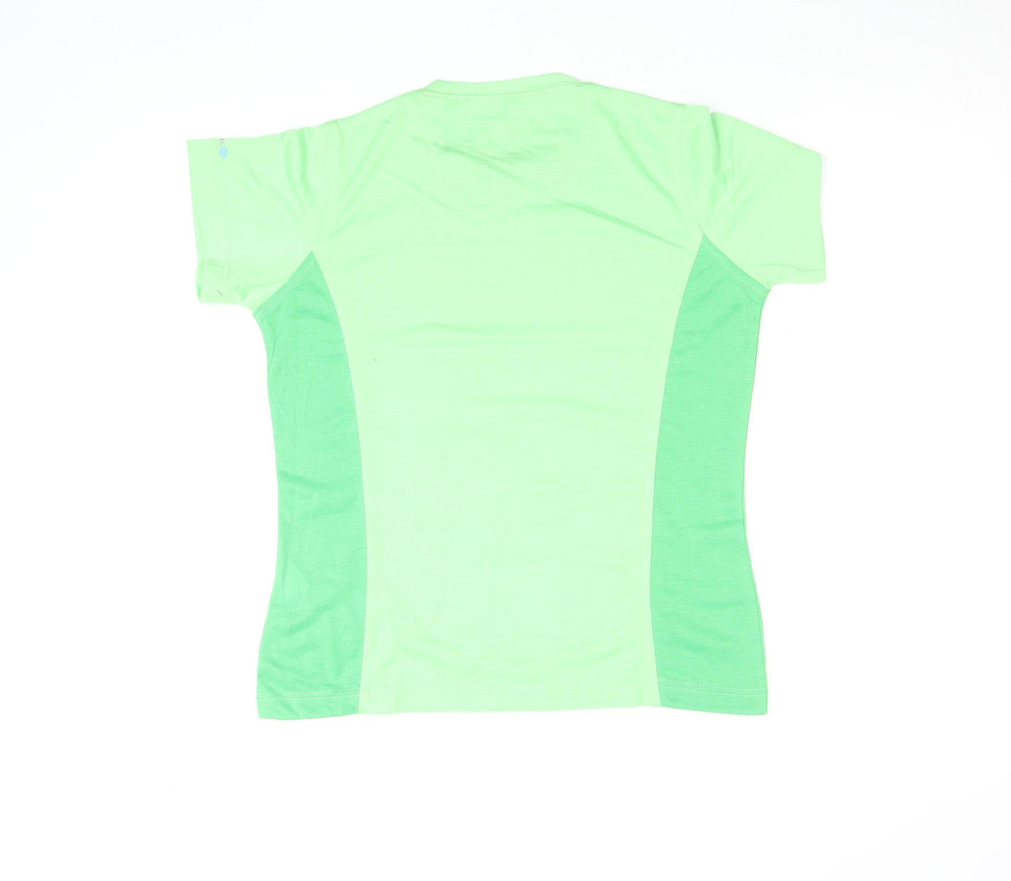 Womens UK Size 12 Regatta Green Cotton T-Shirt