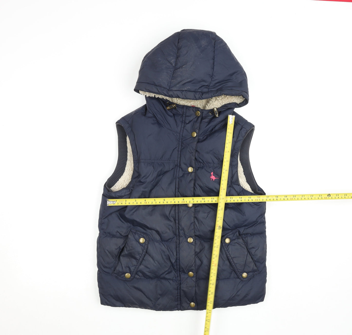 Womens UK Size 10 Regular Jack Wills Blue Polyamide Blend Waistcoat