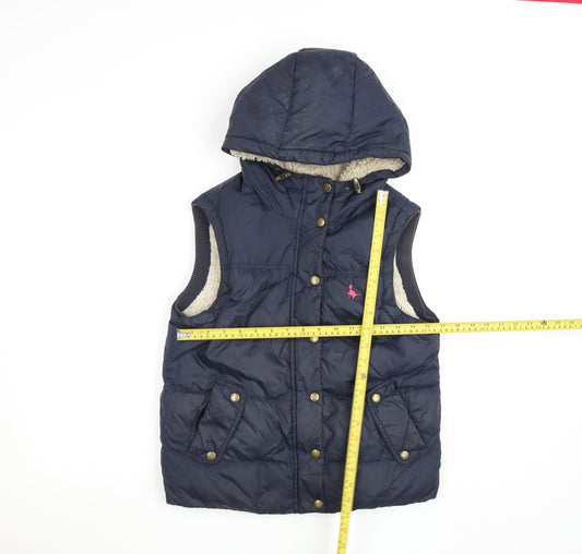 Womens UK Size 10 Regular Jack Wills Blue Polyamide Blend Waistcoat