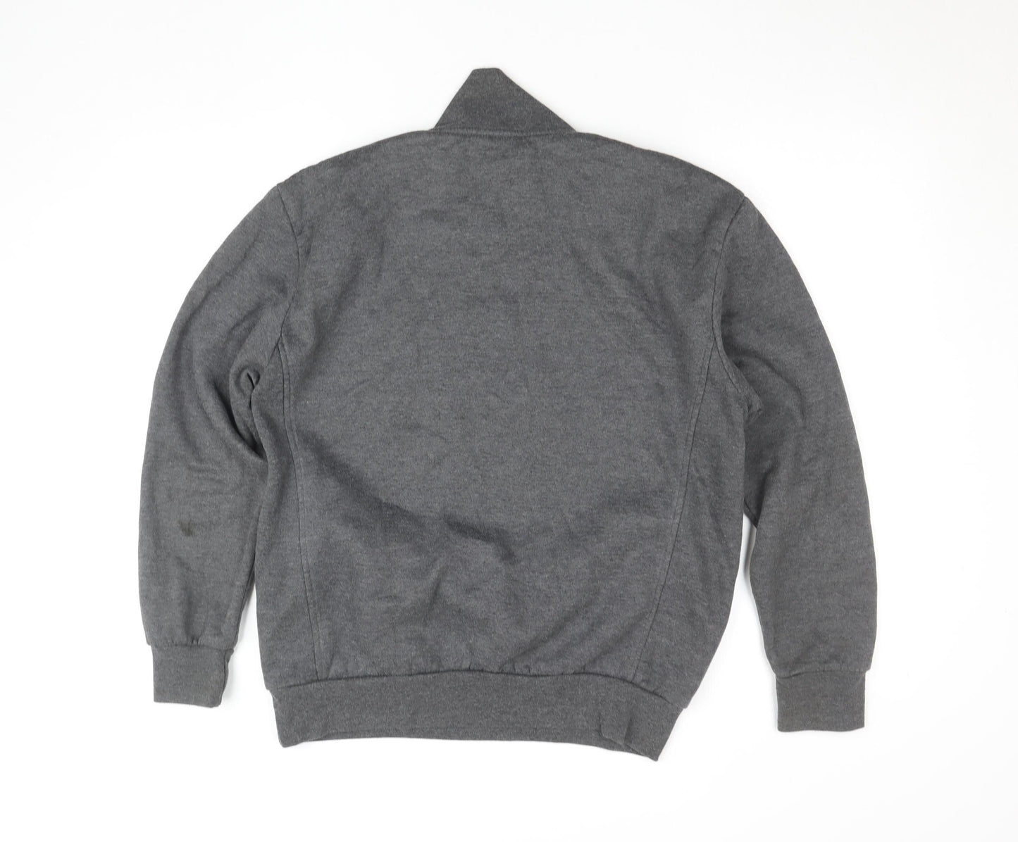 Slazenger Mens Grey 1/4 Zip Sweatshirt M Regular Fit Pullover