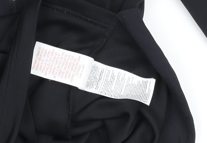 Nike Boys Black Air Max 1/2 Zip Hoodie Size 10-11 Years Polyester