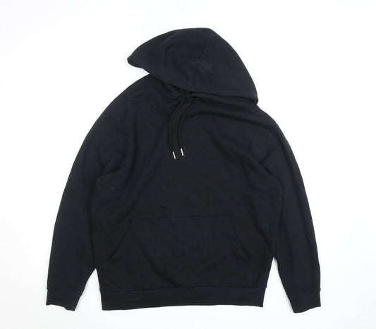 ASOS DESIGN Men's Black Pullover Hoodie S Art Graphic Fleece