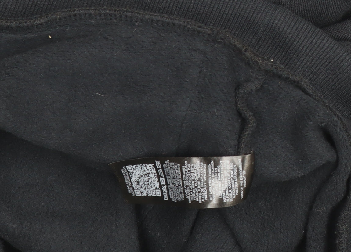 ASOS DESIGN Men's Black Pullover Hoodie S Art Graphic Fleece