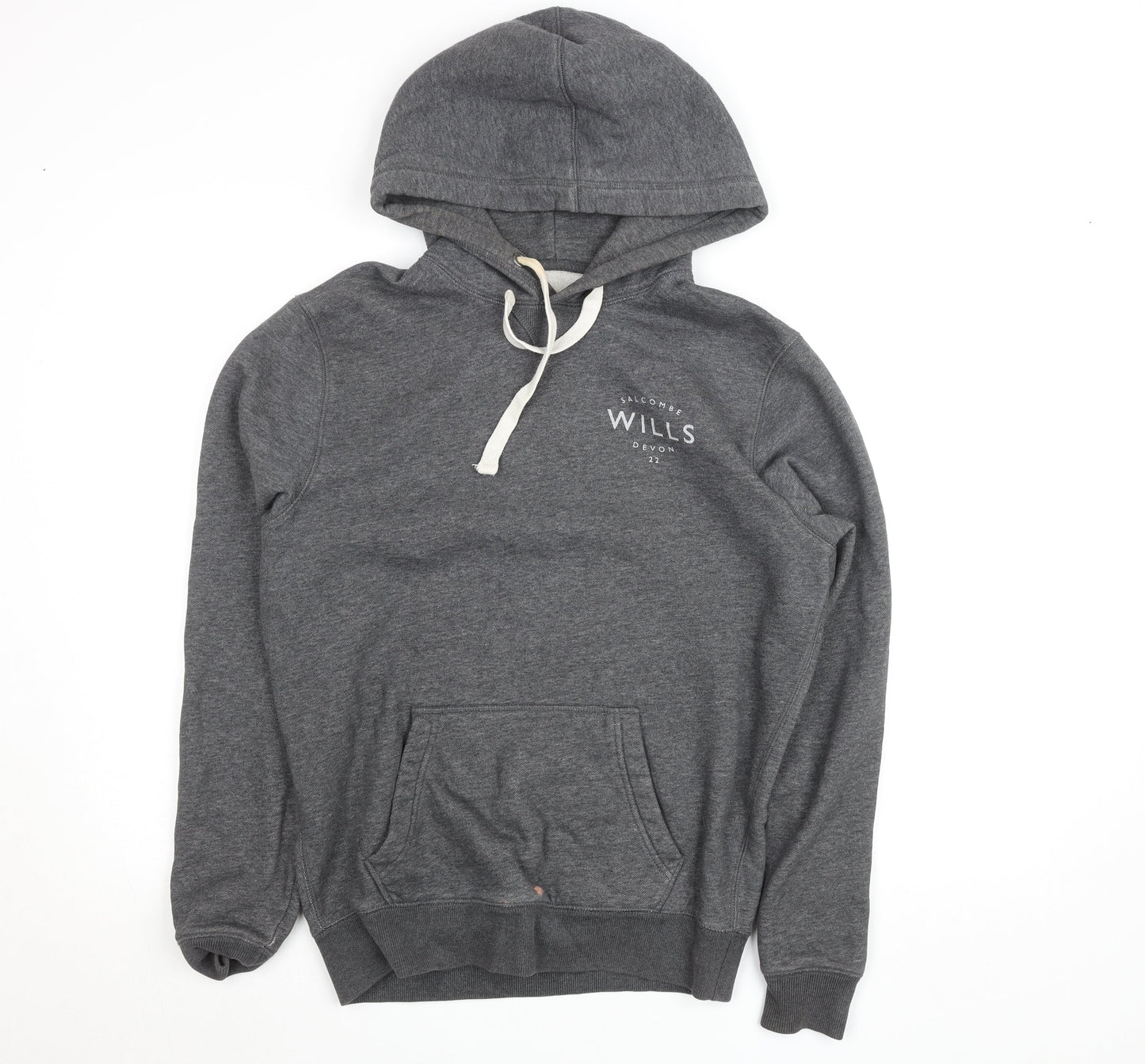 Mens UK S Regular Jack Wills Grey Pullover Hoodie
