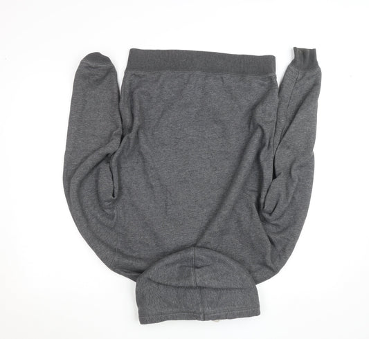 Mens UK S Regular Jack Wills Grey Pullover Hoodie