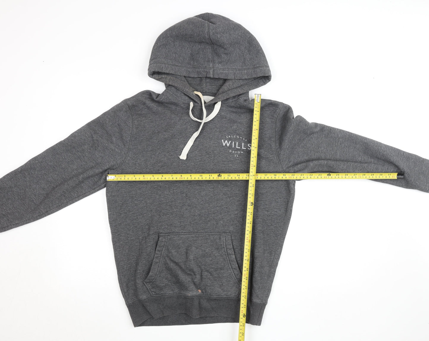 Mens UK S Regular Jack Wills Grey Pullover Hoodie