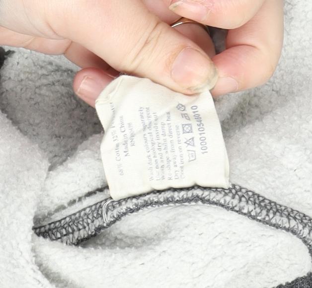Mens UK S Regular Jack Wills Grey Pullover Hoodie