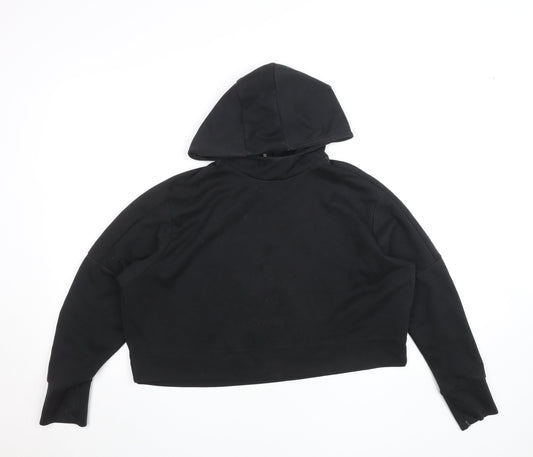 Womens UK L Relaxed adidas Black Pullover Hoodie