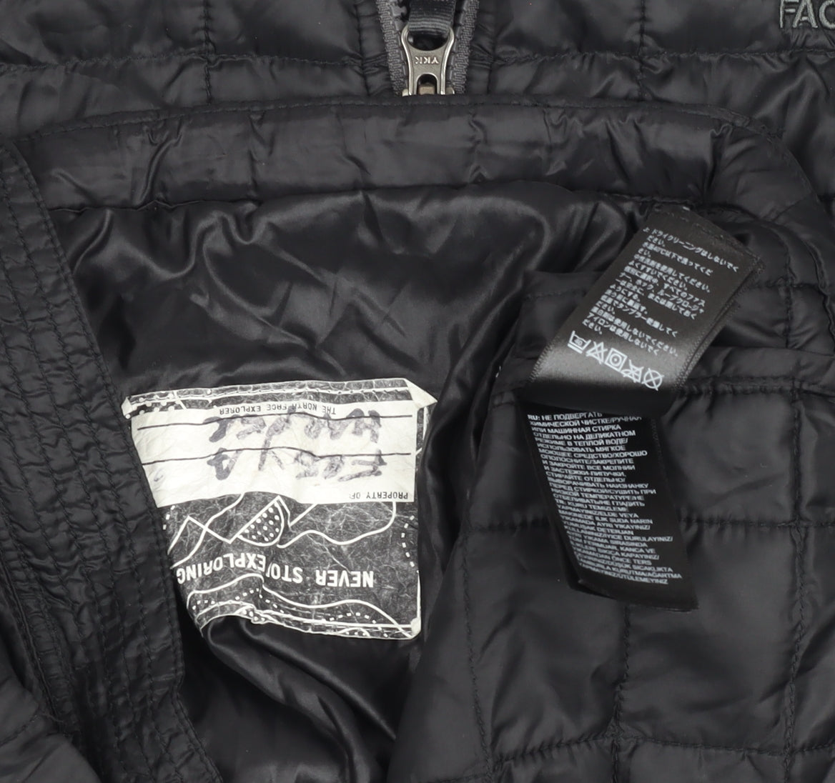 The North Face Boys Black Quilted Insulated Puffer Jacket Size M