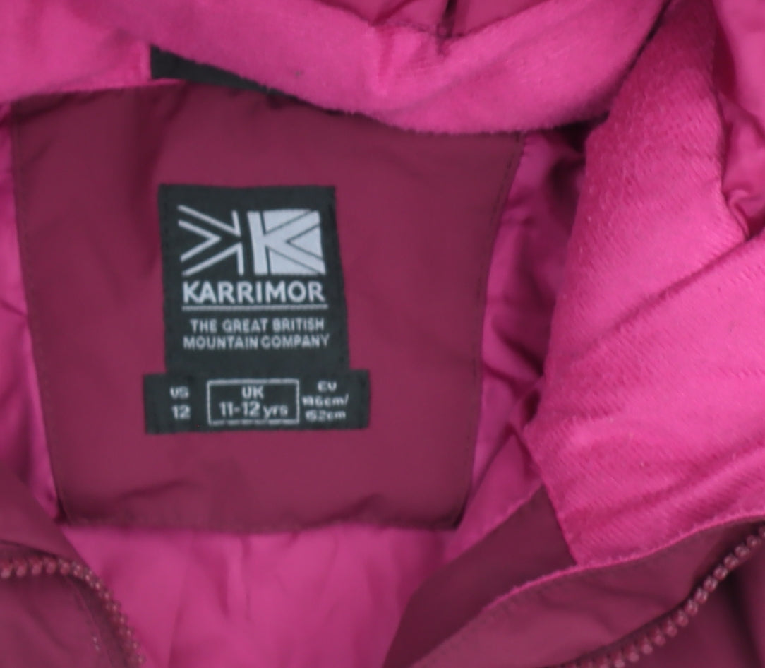 Teenss UK Size 12 Regular Karrimor Pink Polyester Jacket