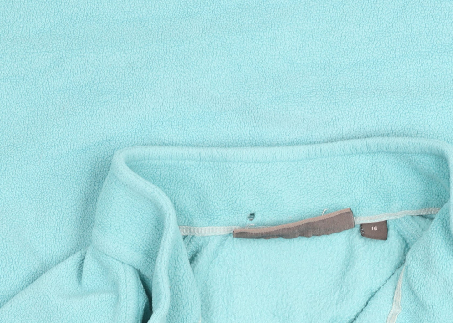Mountainlife Women's Blue Fleece 1/2 Zip Jacket Size 16