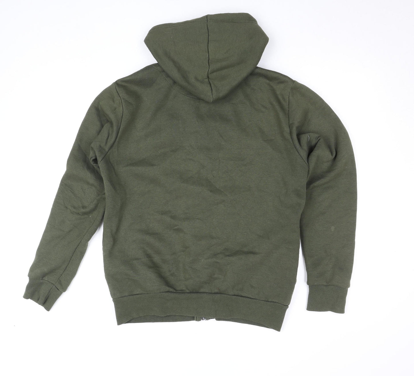 Mens UK M Regular McKenzie Green Full Zip Hoodie