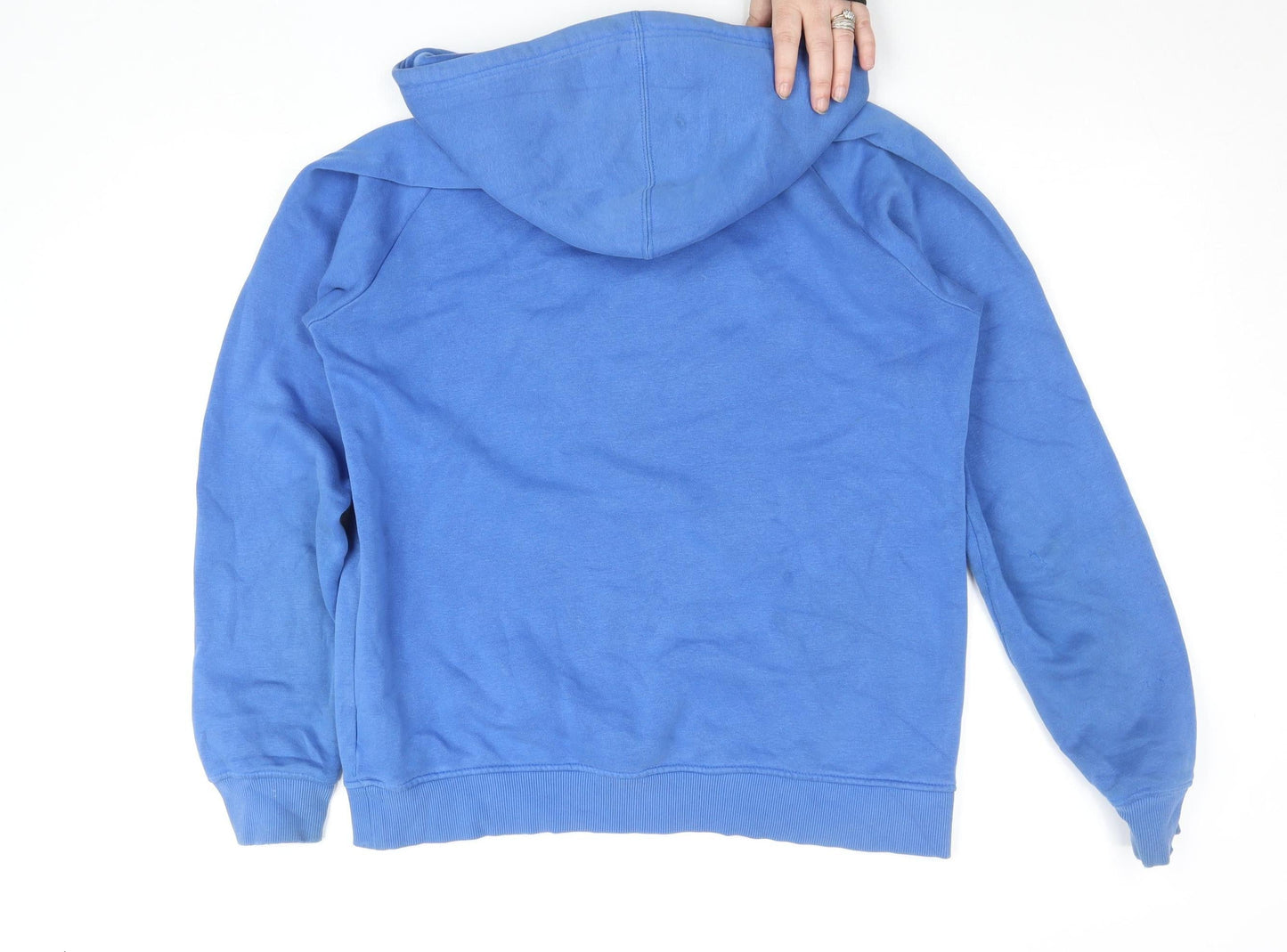 Adidas Men's Blue Hoodie Medium Pullover Original Sport Graphic