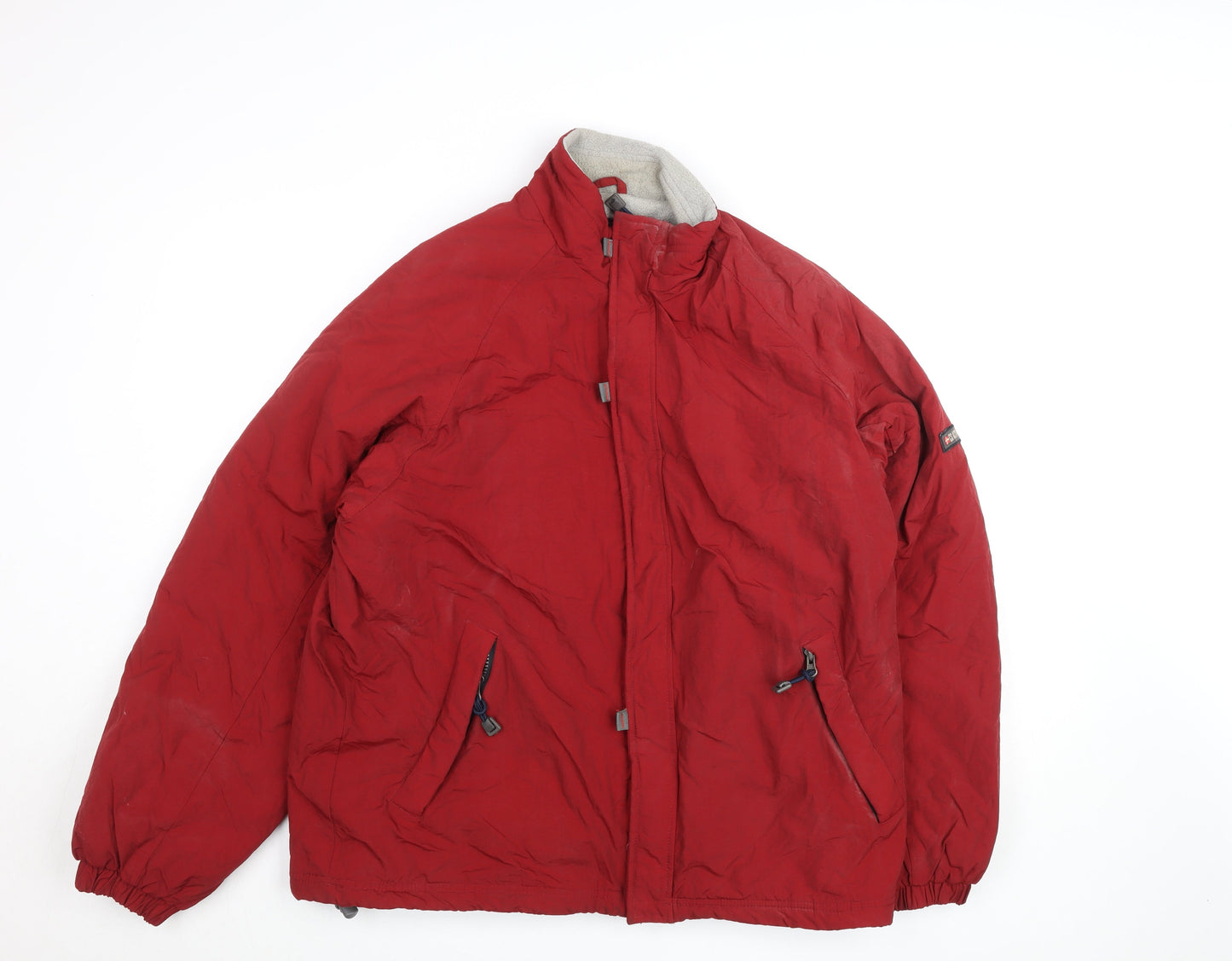Cedarwood State Men’s Red Puffer Jacket M 39in Nylon Polyester Winter Coat