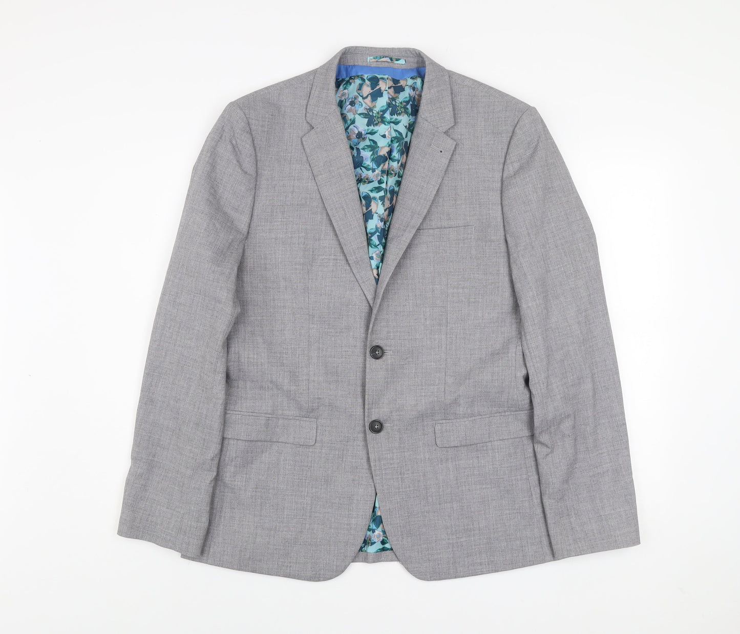 Taylor & Wright Men's Grey Slim Fit Blazer Jacket 40R