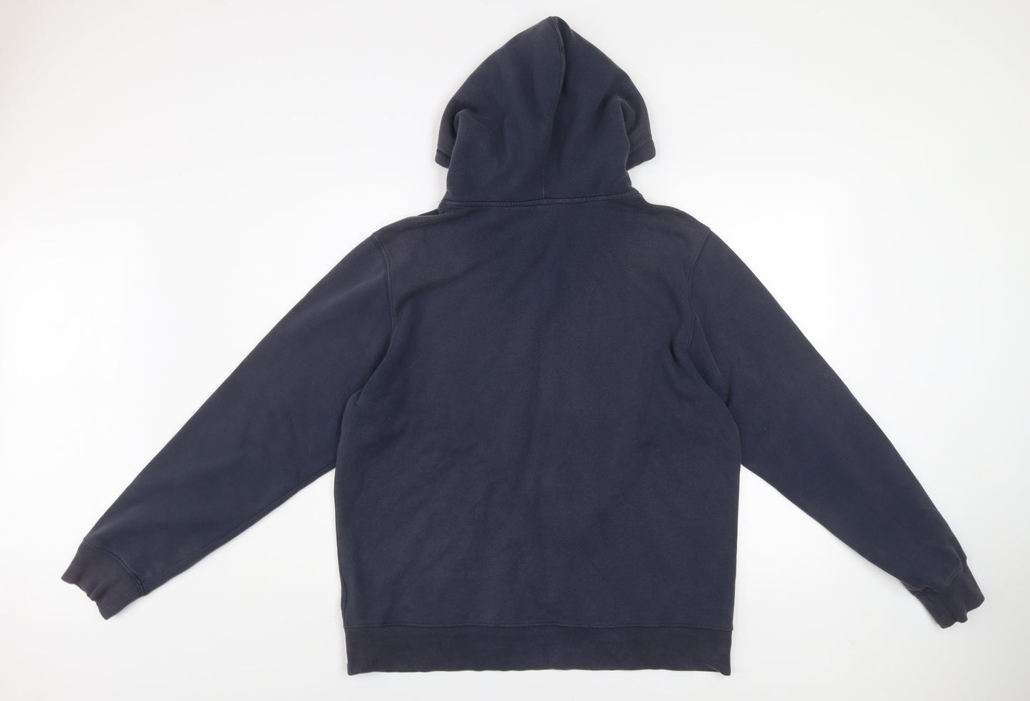 The North Face Men's Blue Pullover Hoodie M Regular Fit Fleece Sweatshirt