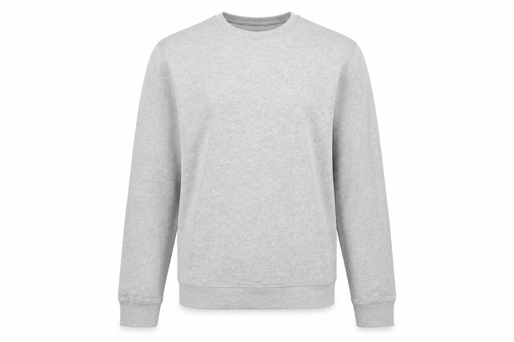 Mens UK M Regular Lands' End Grey Pullover Sweatshirt