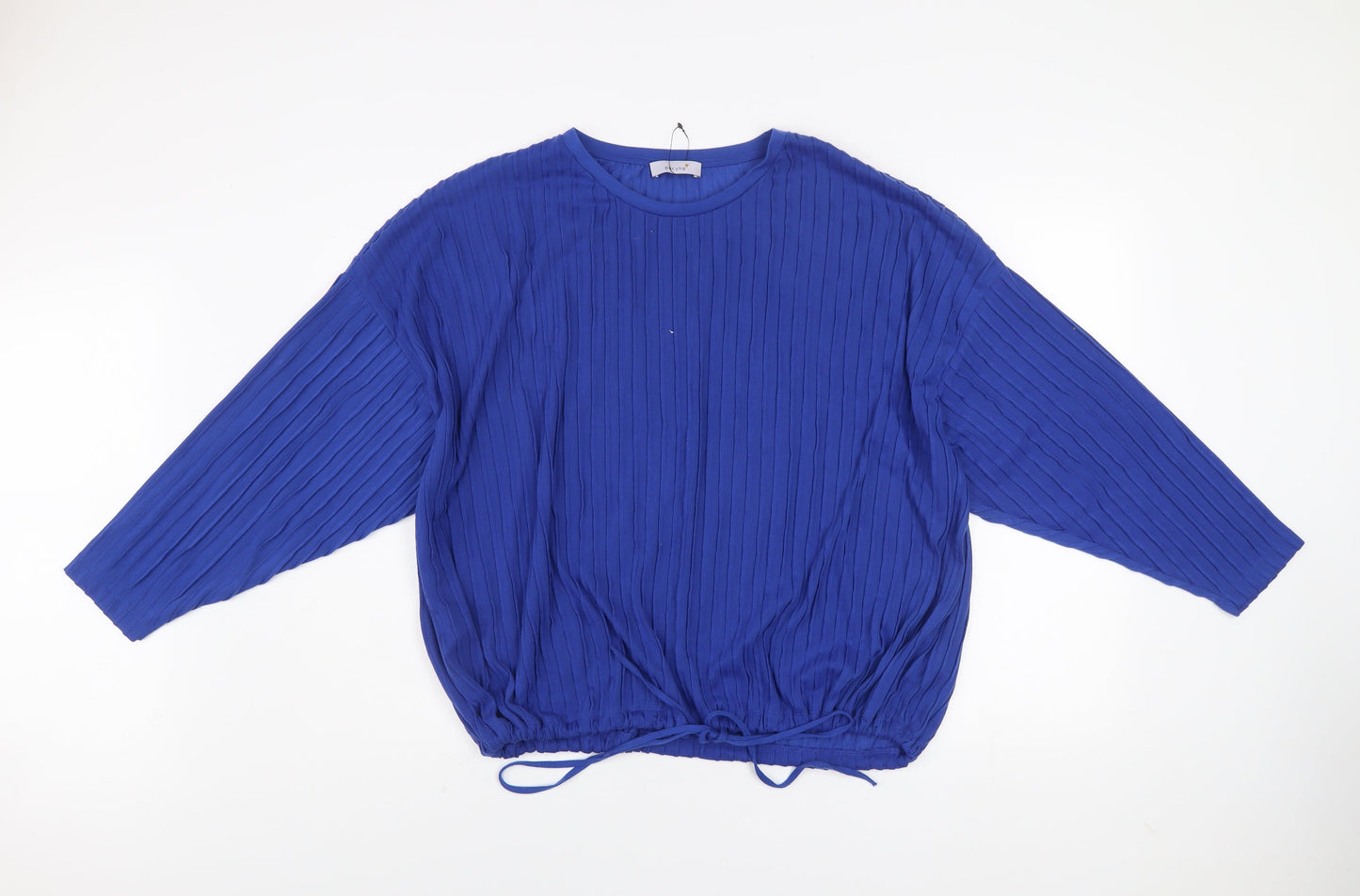 Marks and Spencer Women's Blue Relaxed Fit Tunic Blouse Size 22