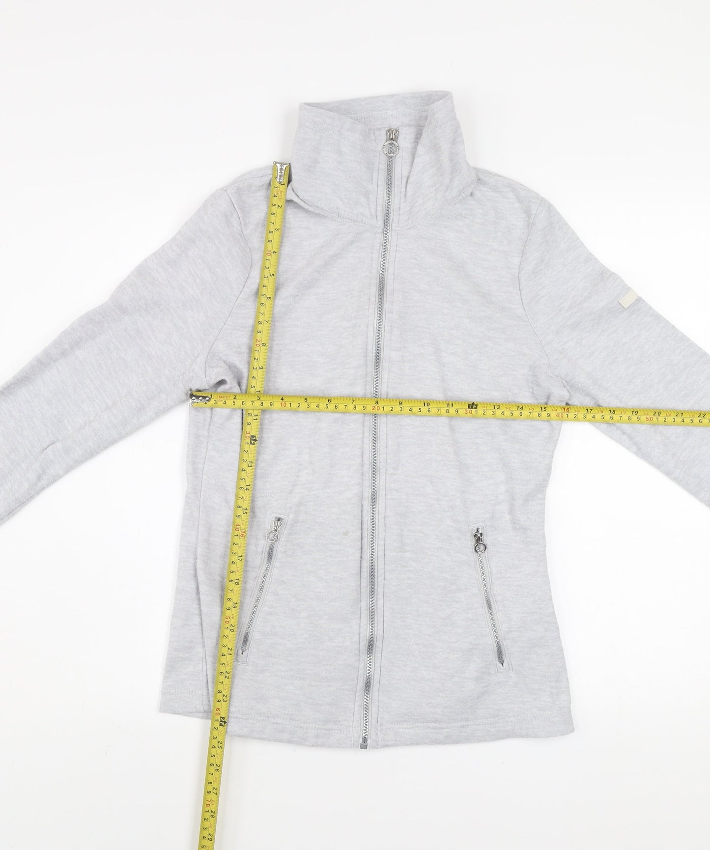 Regatta Women Grey Size 10 Full Zip Lightweight Active Jacket