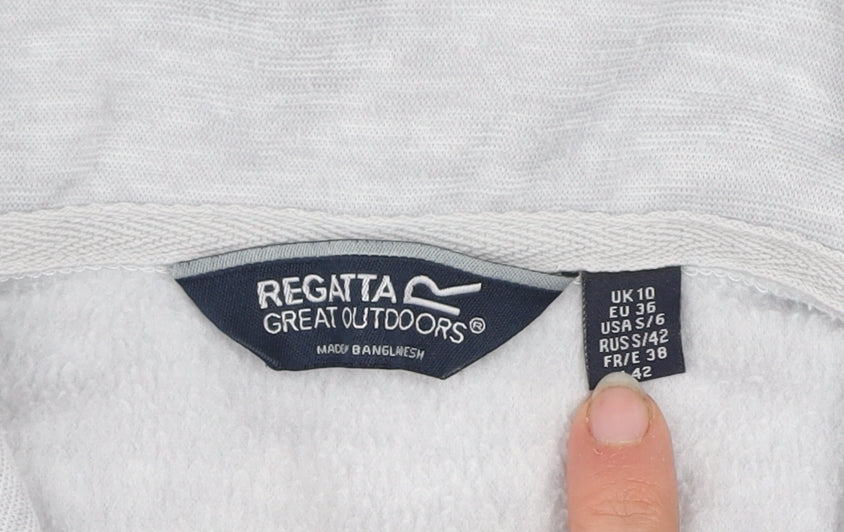 Regatta Women Grey Size 10 Full Zip Lightweight Active Jacket