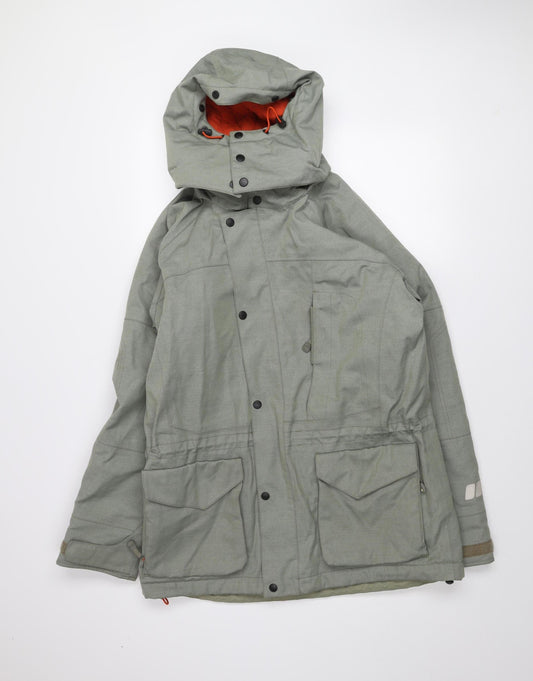 Berghaus Men's Green M Lined Hooded Parka Jacket Medium