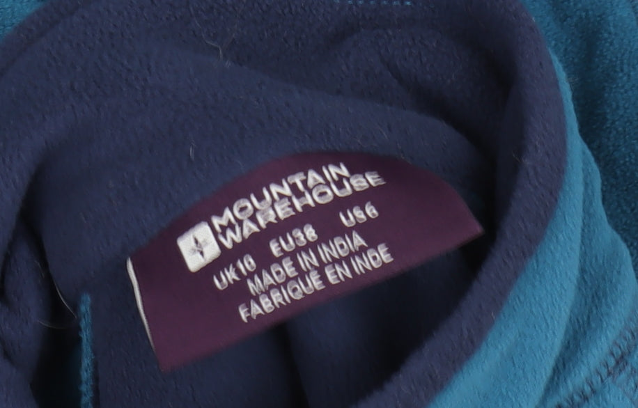 Womens UK 10 Regular Mountain Warehouse Blue Pullover Sweatshirt