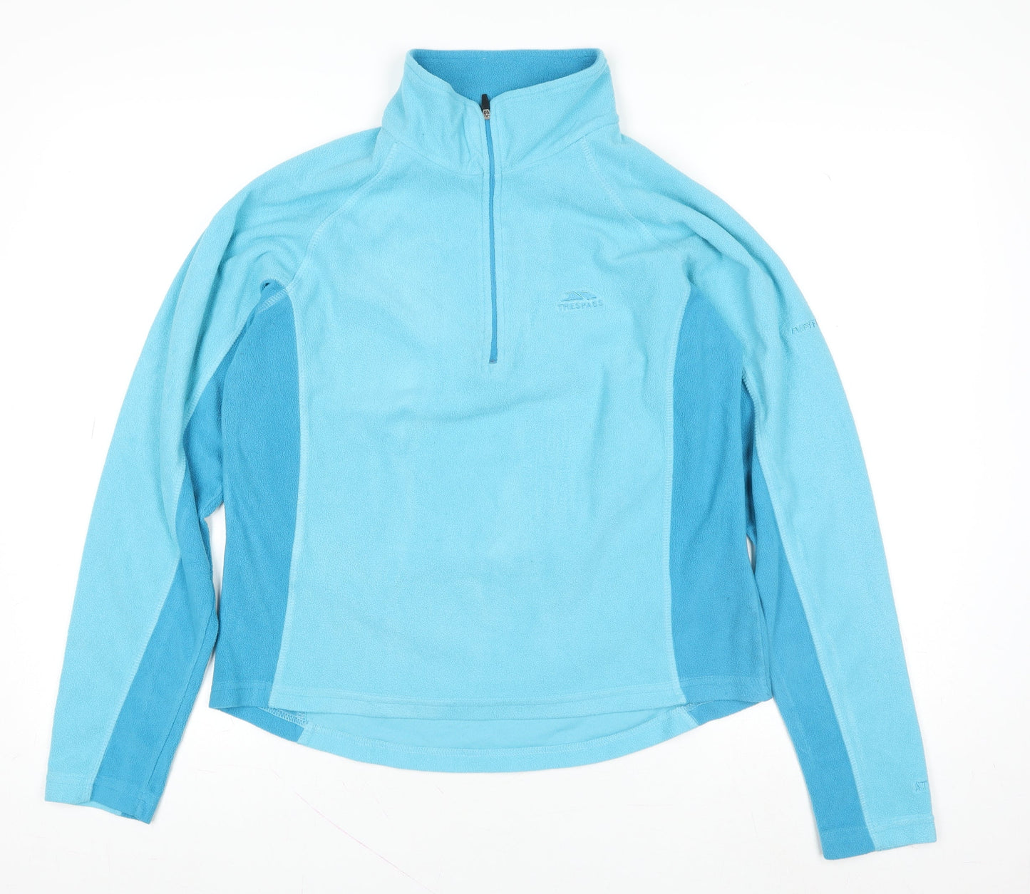 Womens UK L Regular Trespass Blue Pullover Sweatshirt