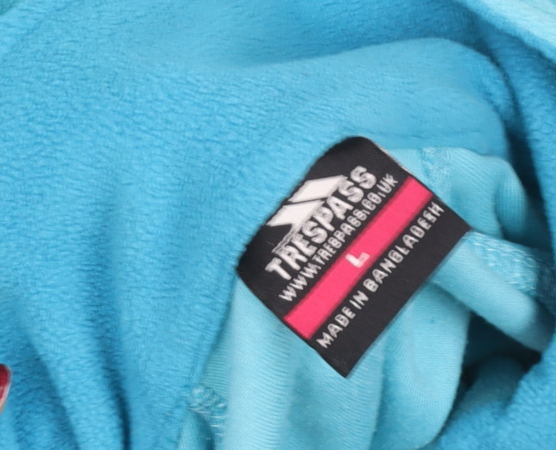 Womens UK L Regular Trespass Blue Pullover Sweatshirt