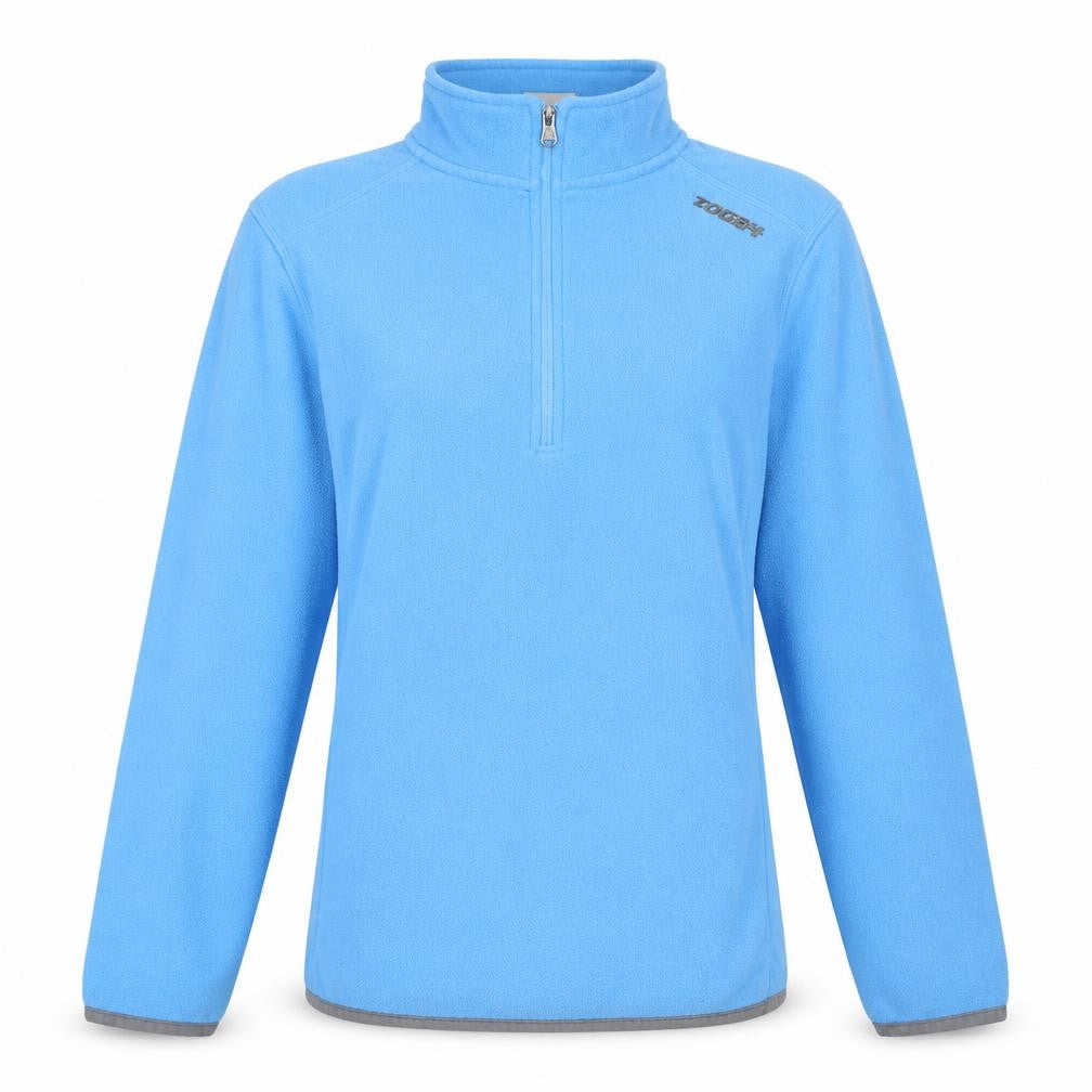 TOG24 Women’s Blue 1/2 Zip Pullover Fleece Sweatshirt Size 10-12