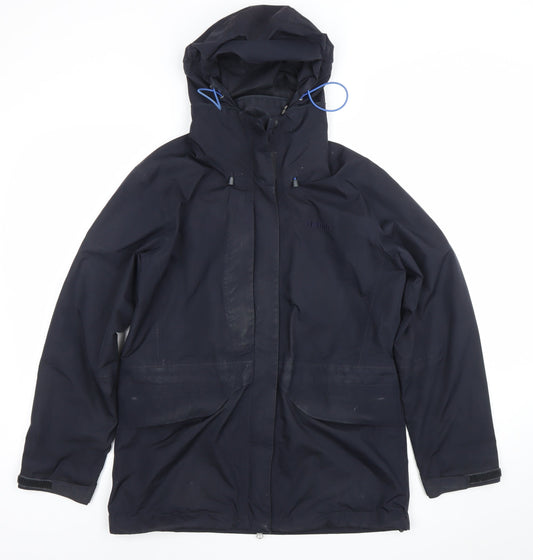 Womens UK Size S Regular Rohan Blue Polyamide Blend Jacket