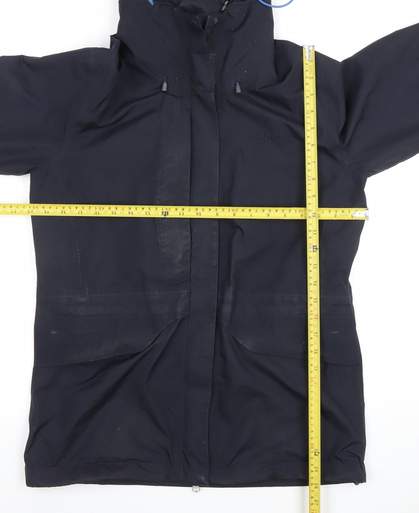 Womens UK Size S Regular Rohan Blue Polyamide Blend Jacket