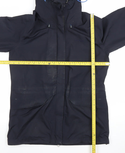 Womens UK Size S Regular Rohan Blue Polyamide Blend Jacket