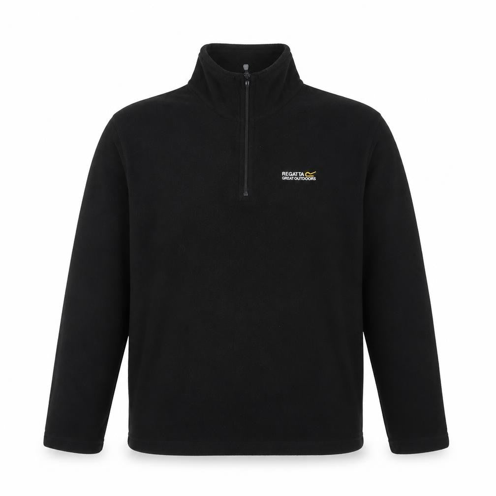 Mens UK S Regular Regatta Black Pullover Sweatshirt