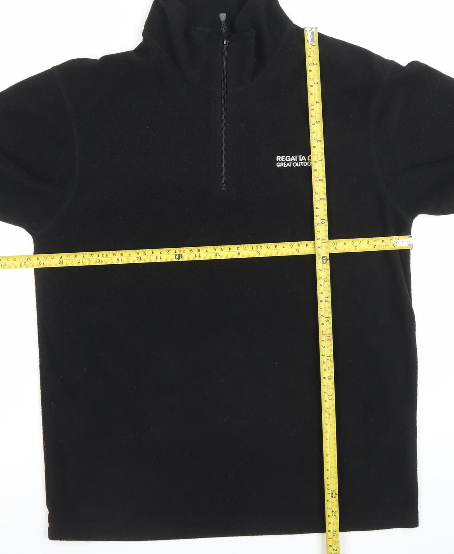 Mens UK S Regular Regatta Black Pullover Sweatshirt