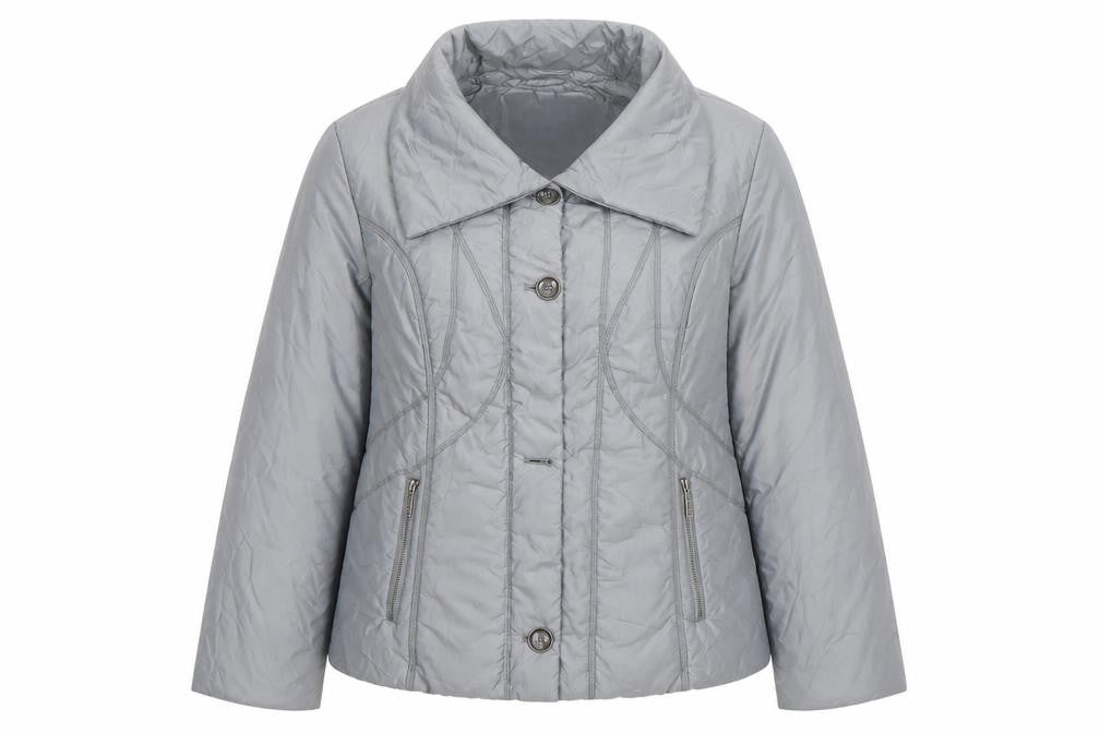 Marks & Spencer Per Una Women's Grey Size 10 Shower Resistant Puffer Jacket