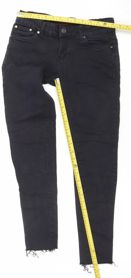 Sinsay Womens Black Mid Rise Skinny Stretch Jeans Size M