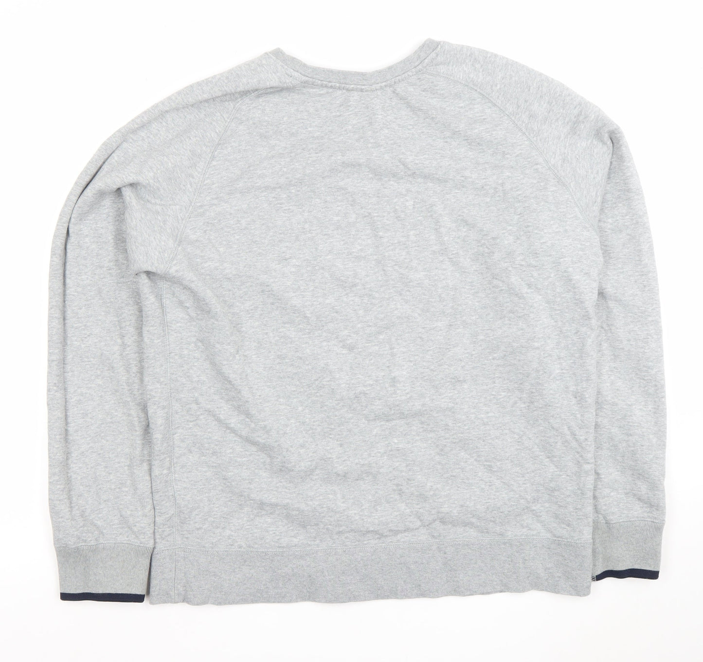 Nike Men’s Grey AIR Logo Sweatshirt L Regular Fit Pullover