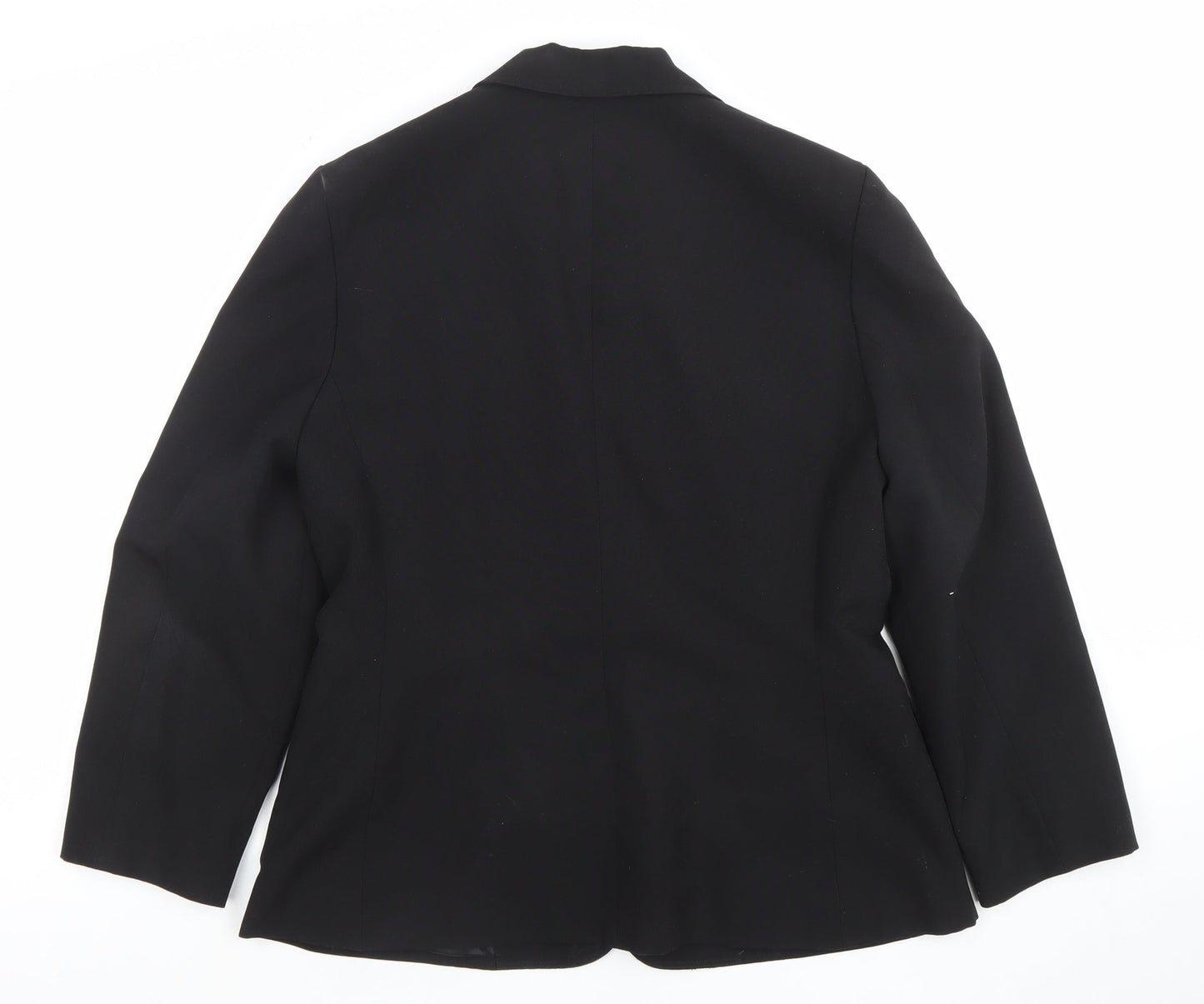 Essentials Women’s Black Size 12 Classic Lined Suit Jacket