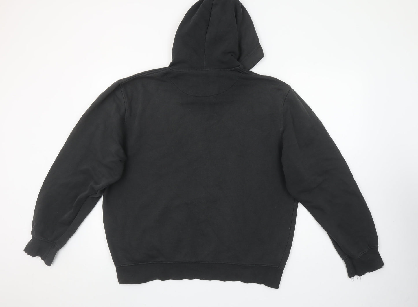 Nike Men's Black Pullover Hoodie L Regular Fit Sports Fleece