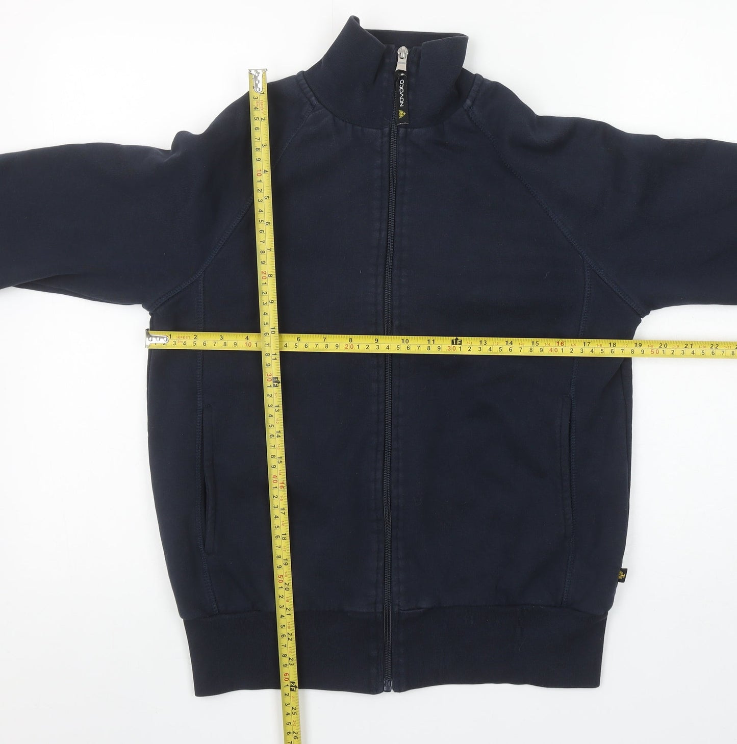 Novoco Activewear Men's Blue Full Zip Sweatshirt Size S