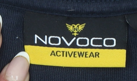Novoco Activewear Men's Blue Full Zip Sweatshirt Size S