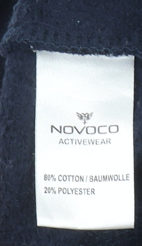 Novoco Activewear Men's Blue Full Zip Sweatshirt Size S