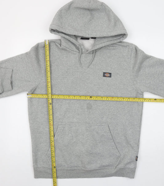 Dickies Men's Grey Pullover Hoodie Size L Fleece Sweatshirt